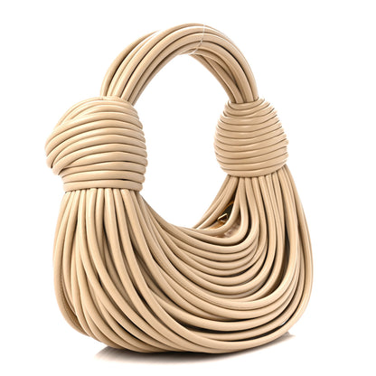 Bottega Veneta Nappa Mini Tubular Double Knot Porridge 3 of 9