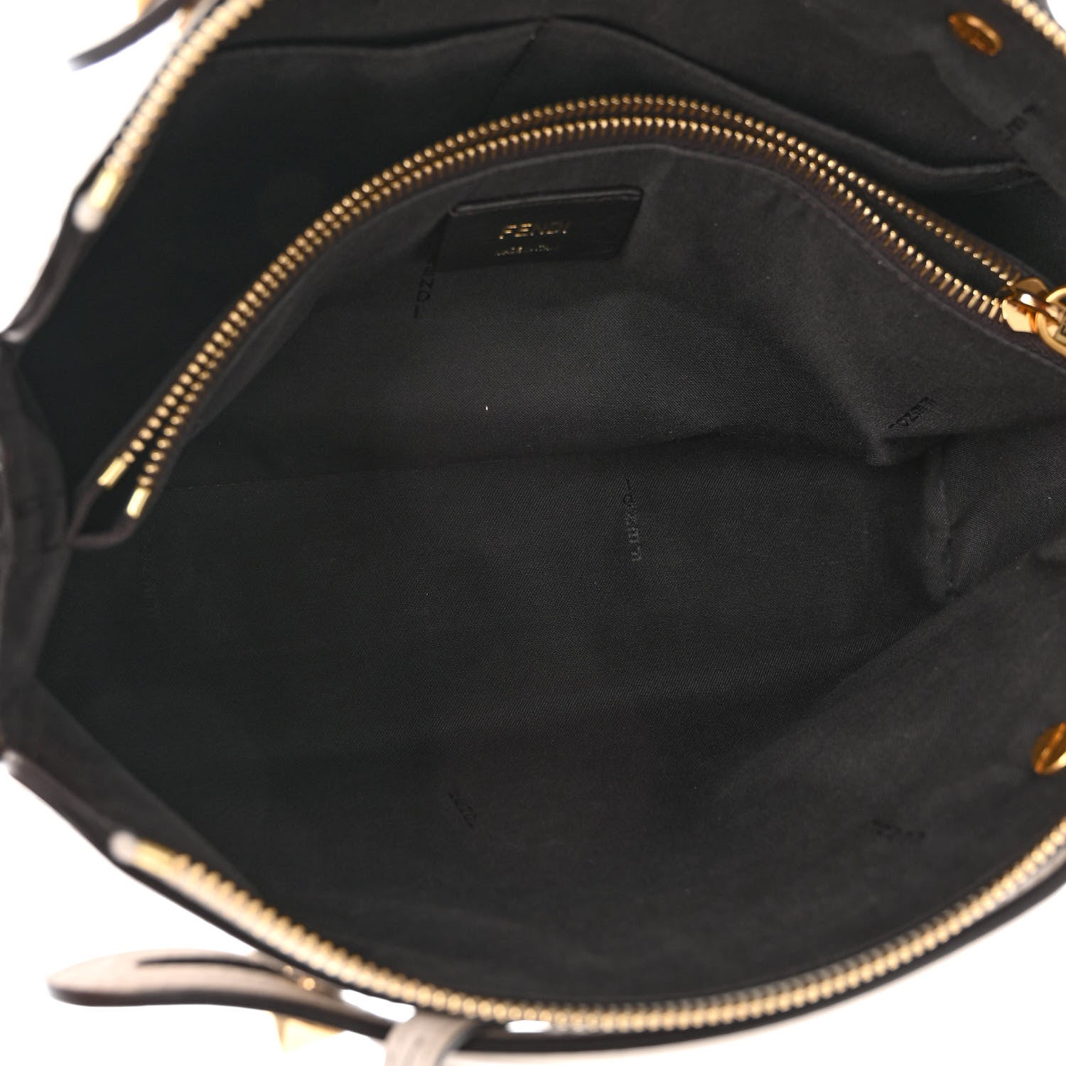Fendi X JOSHUA VIDES Vitello Century Sfumato Medium By The Way Boston Bag Ghiaia Rosa Azzurro 6 of 10