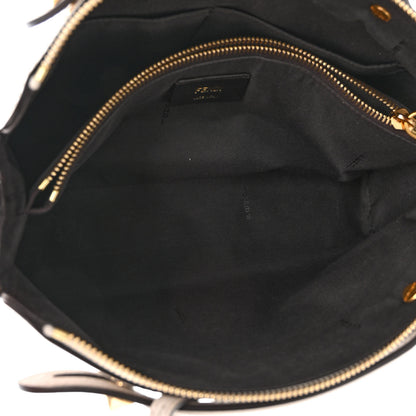 Fendi X JOSHUA VIDES Vitello Century Sfumato Medium By The Way Boston Bag Ghiaia Rosa Azzurro 6 of 10