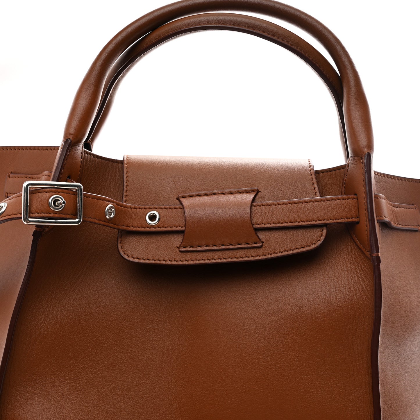 Smooth Calfskin Small Big Bag Tan