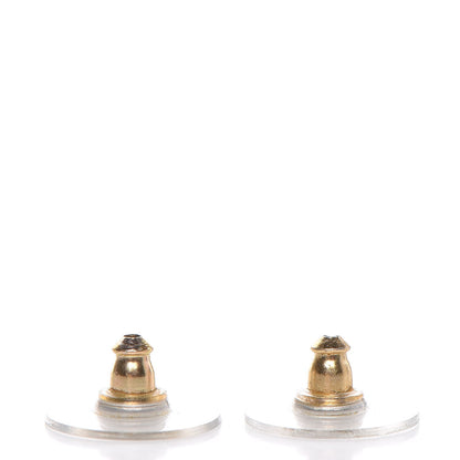Chanel CC Long Drop Earrings Gold 4 of 4