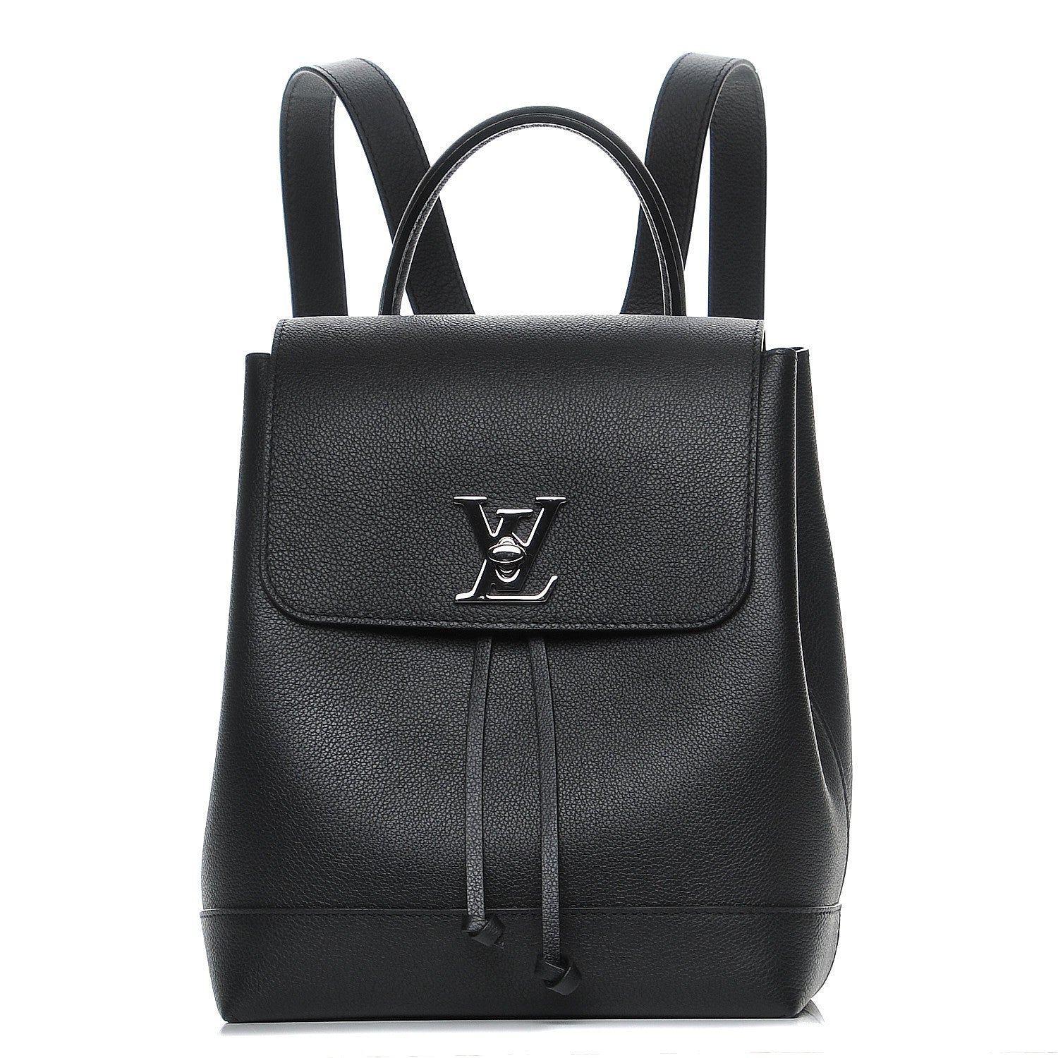 Louis Vuitton Calfskin Lockme Backpack Black 1 of 7