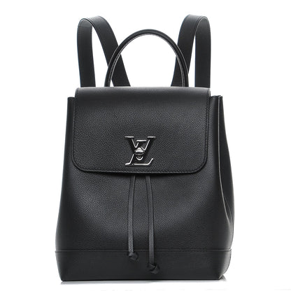 Louis Vuitton Calfskin Lockme Backpack Black 1 of 7