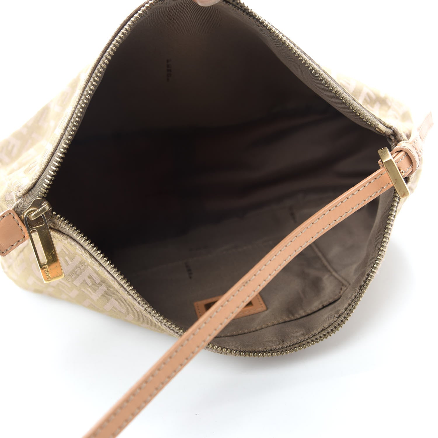 Fendi Zucchino Pochette Beige Naturale 5 of 11