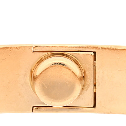 Cartier 18K Yellow Gold 4 Diamond LOVE Bracelet 17 7 of 8