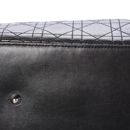 Christian Dior Lambskin Cannage Large Dior Soft Shopping Tote Black 20 of 20