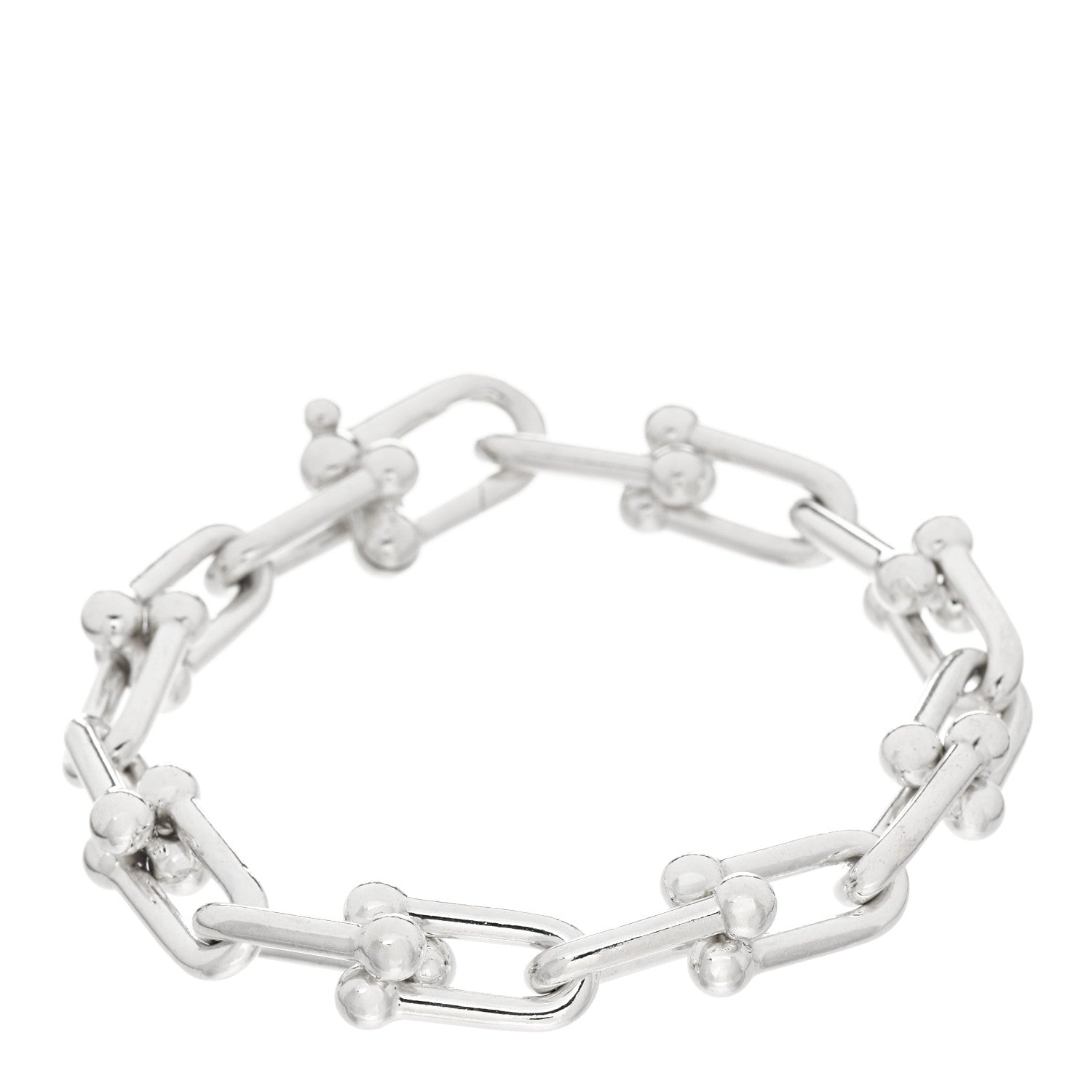 Tiffany Sterling Silver Large HardWear Link Bracelet 1 of 5