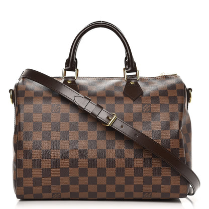 Louis Vuitton Damier Ebene Speedy Bandouliere 30 2 of 11