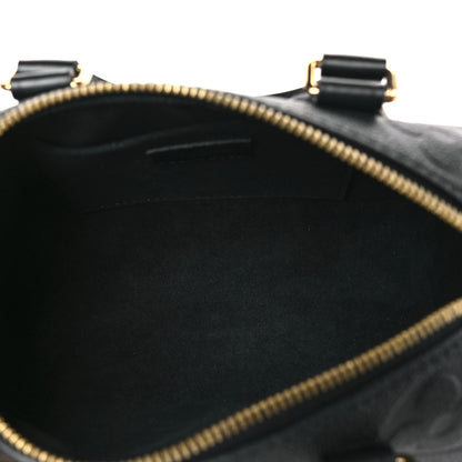 Louis Vuitton Empreinte Monogram Giant Speedy Bandouliere 20 Black 5 of 9