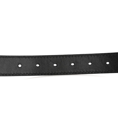 Christian Dior Calfskin D Fence Belt 80 Black 4 of 7