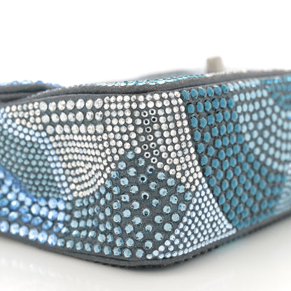 Chanel Iridescent Calfskin Strass Small Flap Blue 9 of 11