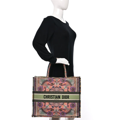 Christian Dior DIOR Canvas Embroidered Large In Lights Book Tote Multicolor 3 of 8