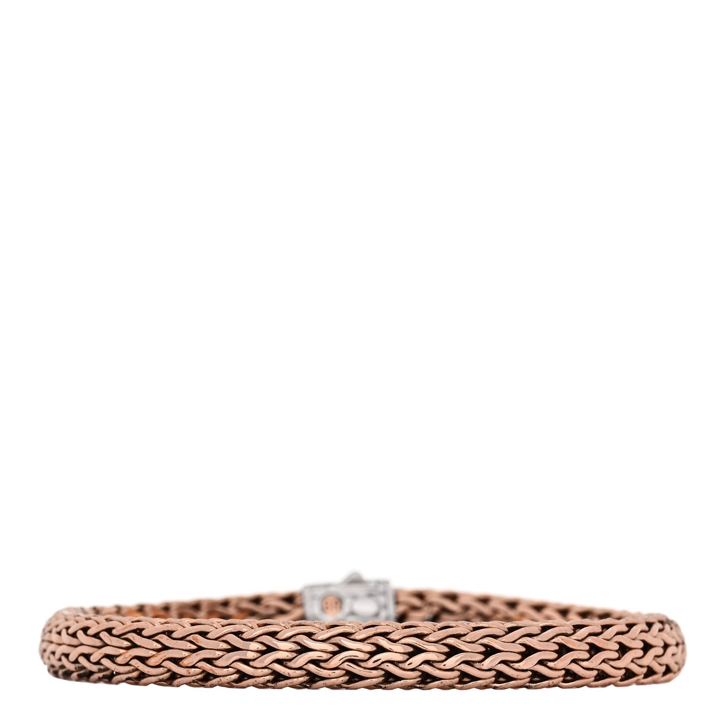 Sterling Silver Bronze 7.5mm Classic Chain Bracelet
