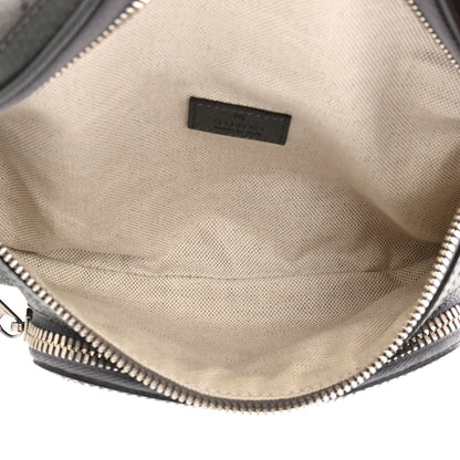Gucci GG Supreme Monogram Textured Dollar Calfskin Ophidia Belt Bag Grey Black Graphite Grey 5 of 11