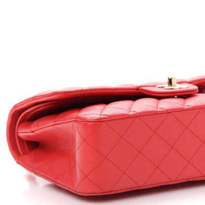 Chanel Caviar Quilted Medium Double Flap Red 8 of 9