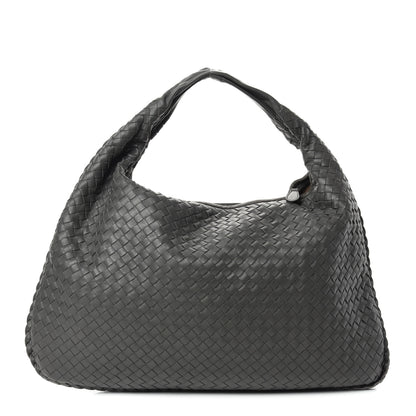 Bottega Veneta Nappa Intrecciato Large Veneta Hobo Light Grey 1 of 9