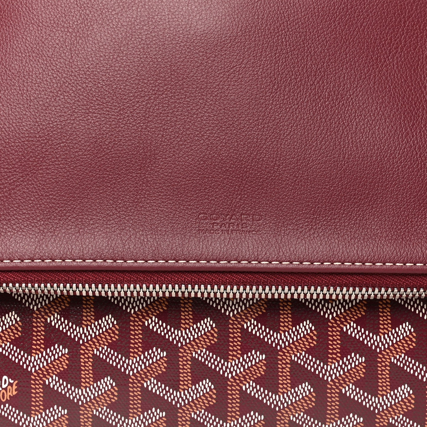 Goyardine Sainte Marie GM Soft Clutch Bordeaux
