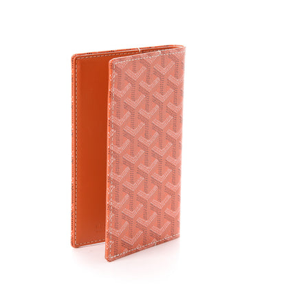 Goyard Goyardine Passport Holder Orange 2 of 5