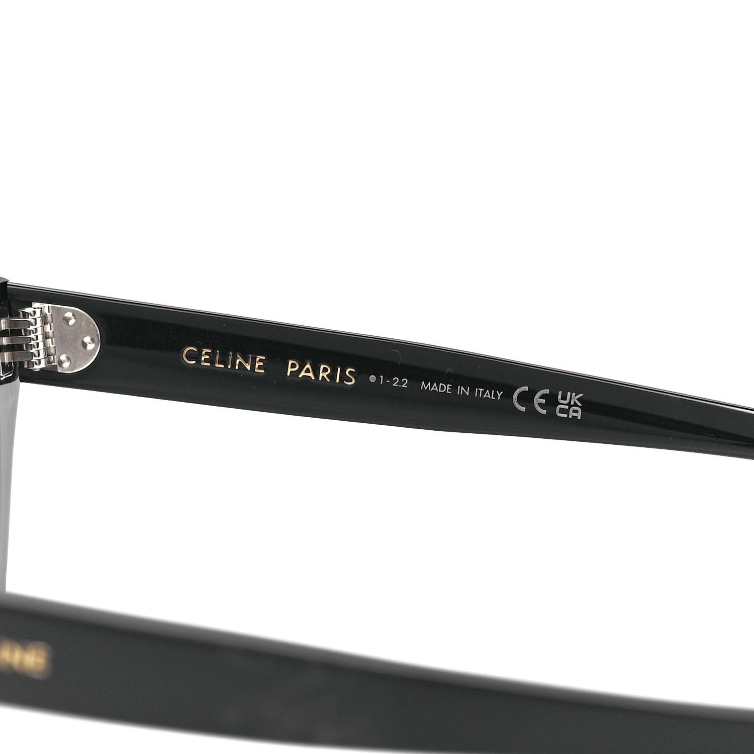 Celine Acetate Square Sunglasses CL40256I Black 7 of 7