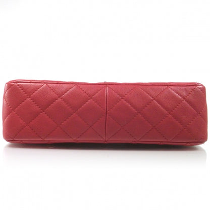 Chanel Caviar JUMBO Classic Flap Fuchsia Red 3 of 9