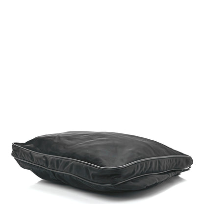 Prada Nylon Flat Messenger Bag Black 9 of 11