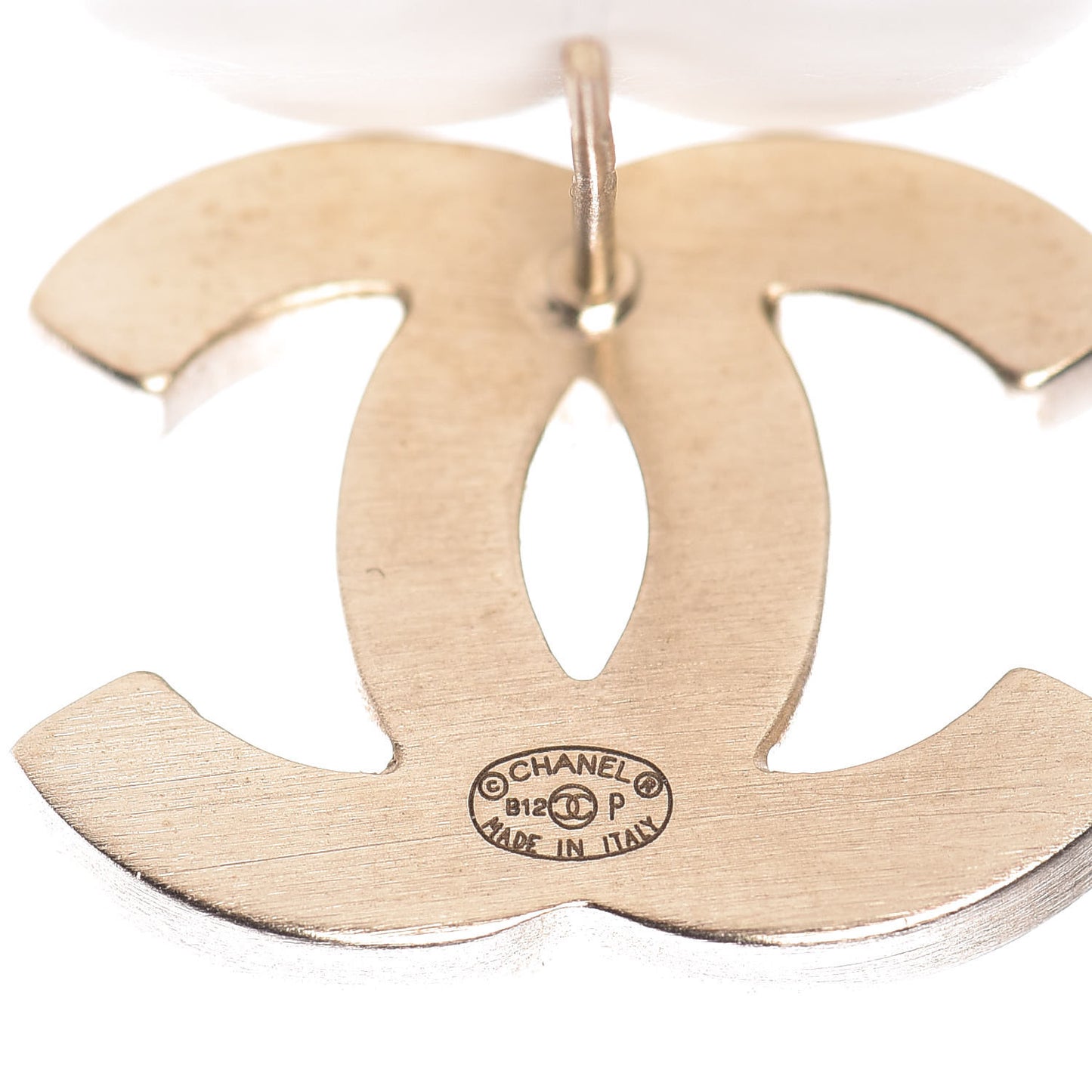 Lambskin CC Earrings Black