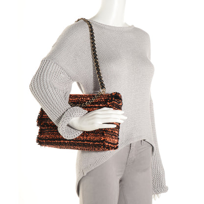 Mulberry Exotic Tweed Large Lily Plus Chain Flame 2 of 9