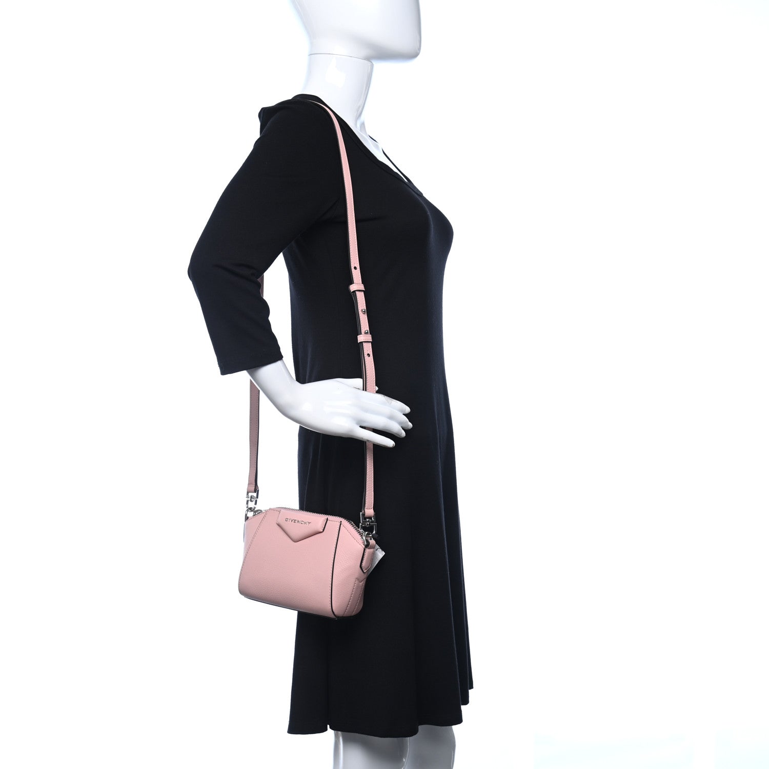 Givenchy Sugar Goatskin Nano Antigona Candy Pink 2 of 8