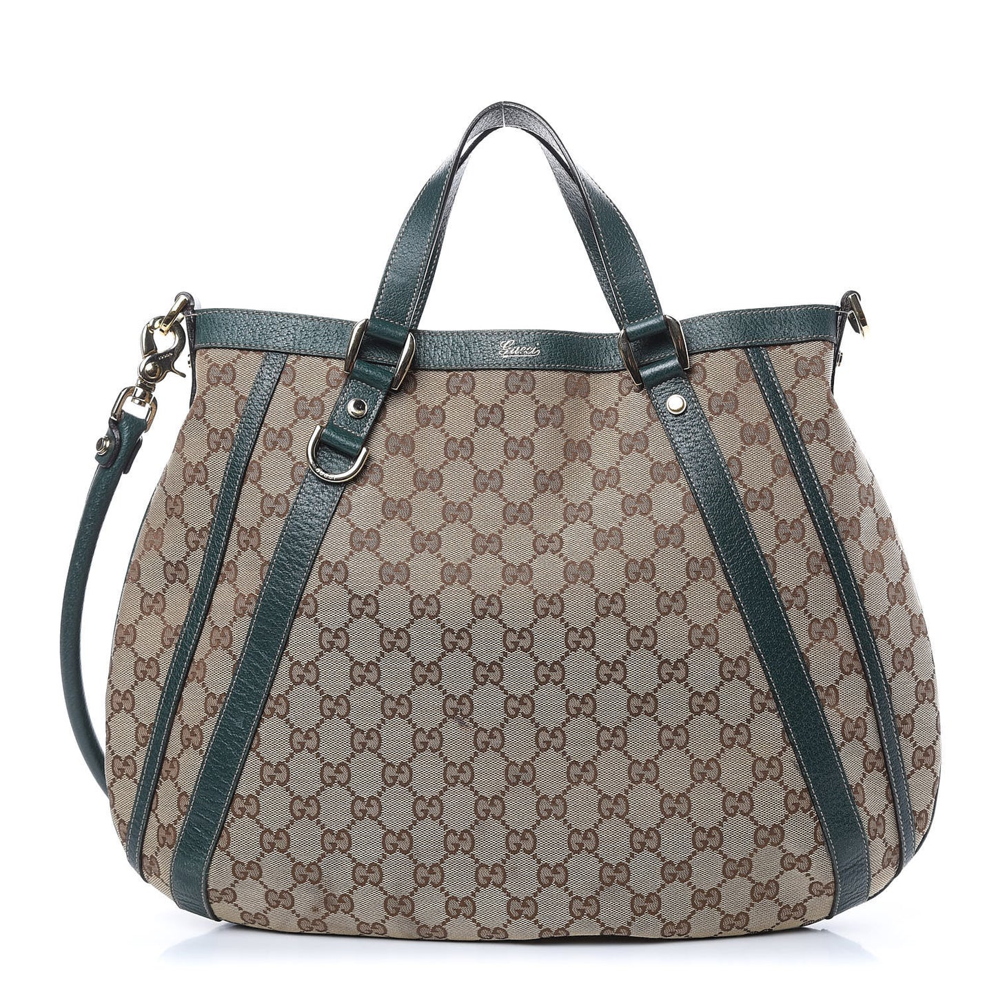 Monogram Medium Abbey Convertible Tote Green