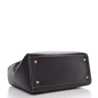 Christian Dior Grained Calfskin Medium Lady Dior Black 4 of 7