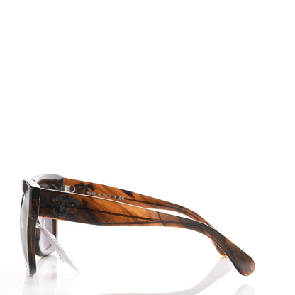 Chanel Mirror CC Sunglasses 5357 Brown 2 of 7