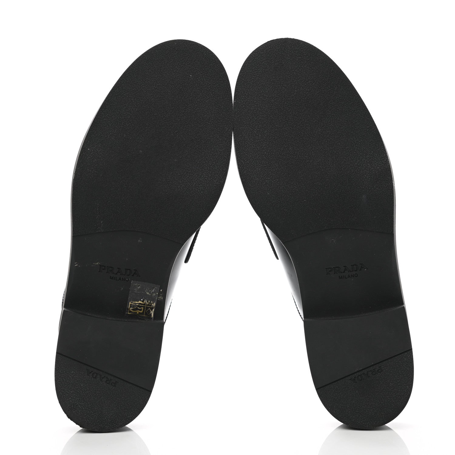 Prada Spazzolato Triangle 40mm Loafer Mules 40 Black 5 of 9