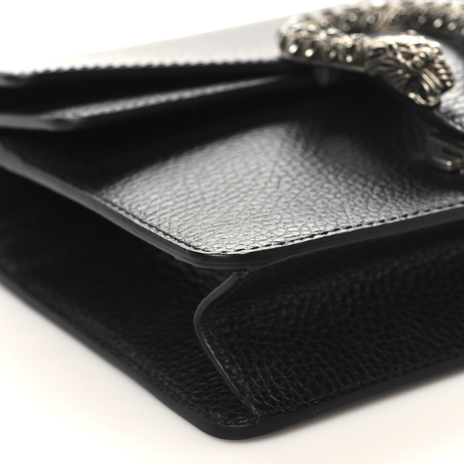 Gucci Calfskin Mini Dionysus Shoulder Bag Black 8 of 9