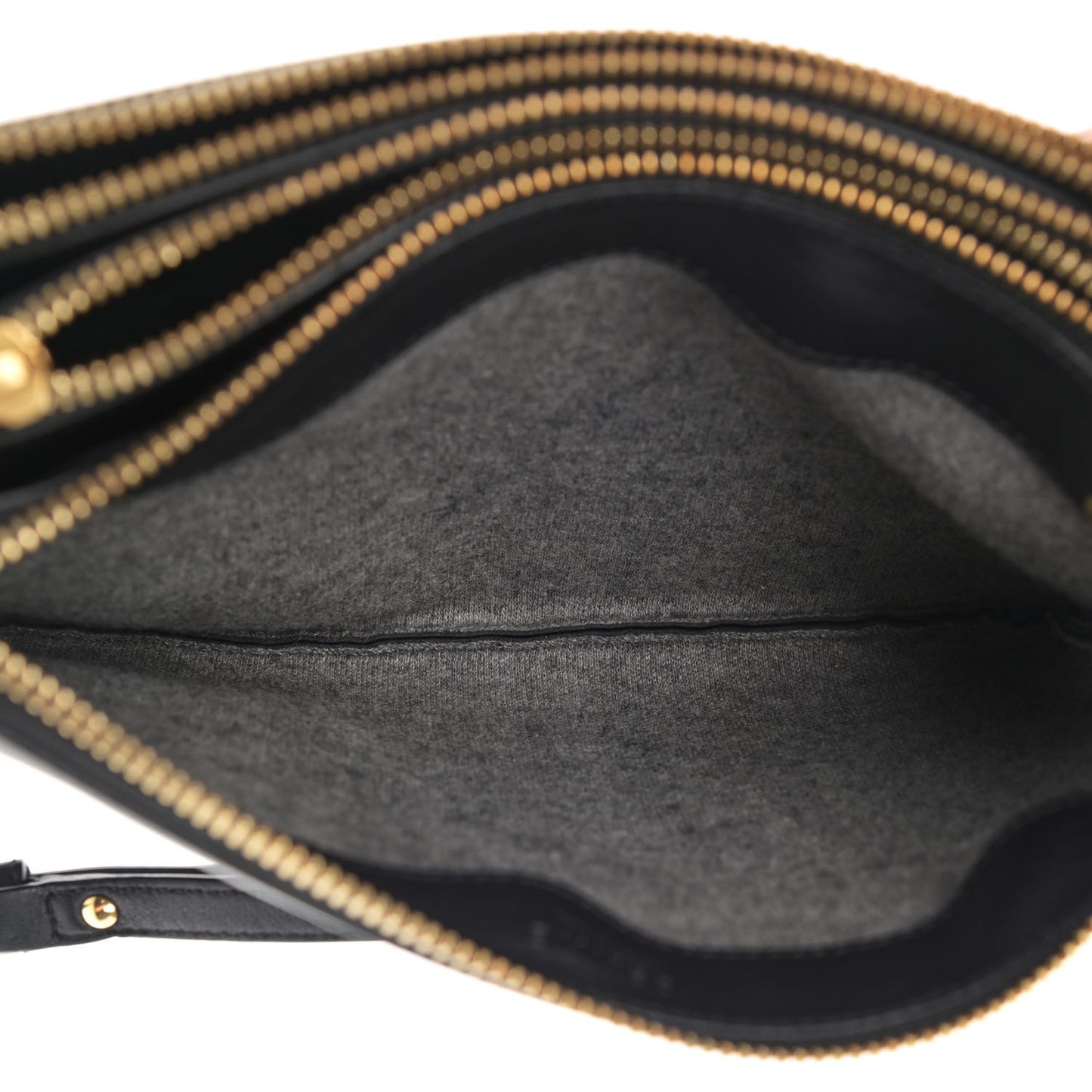 Lambskin Small Trio Crossbody Bag Black