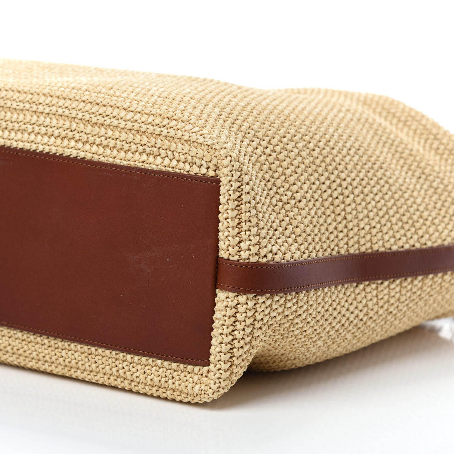 Raffia Tote Naturale Brown