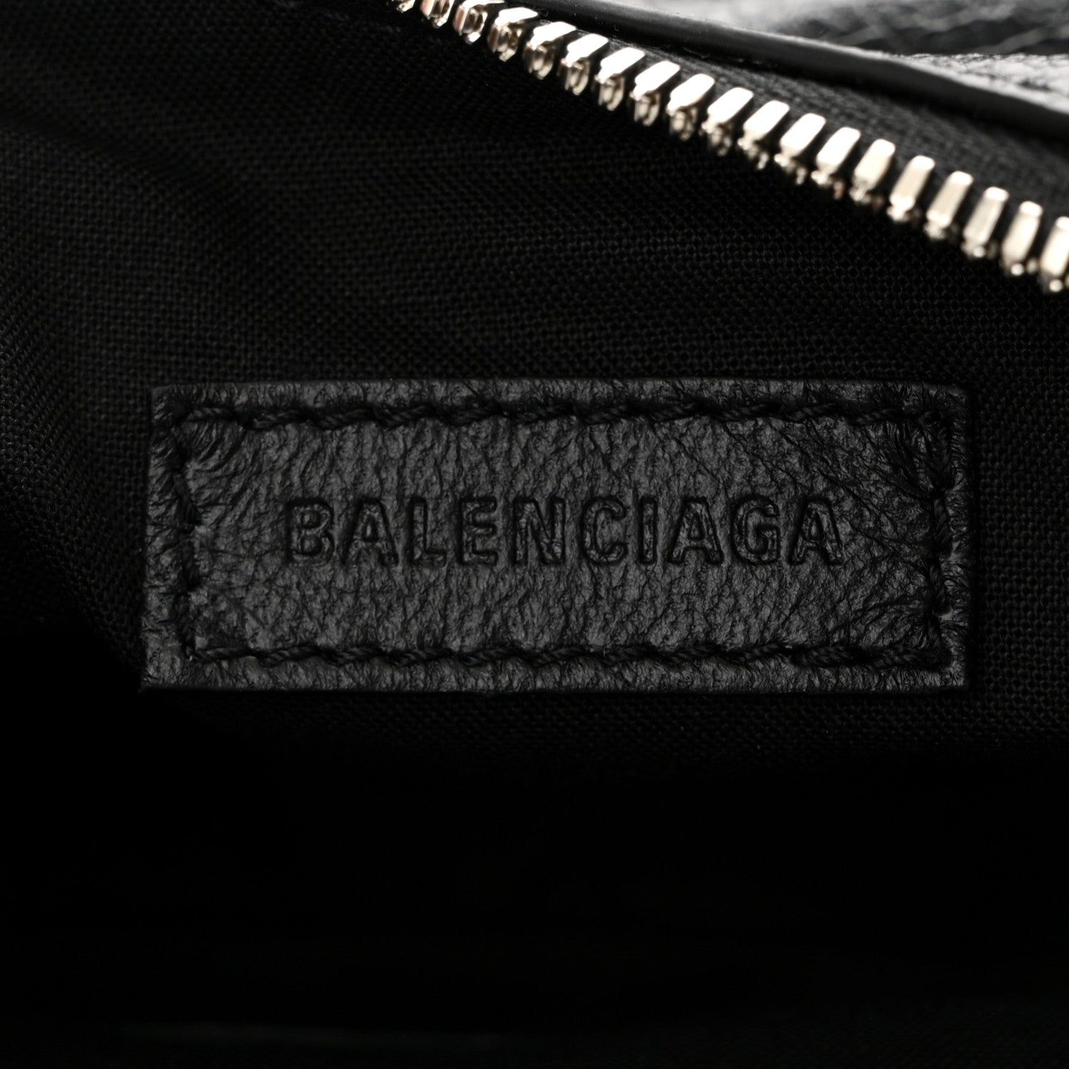 Balenciaga Agneau Arena Le Cagole Fringe Shoulder Bag XS Black 7 of 12