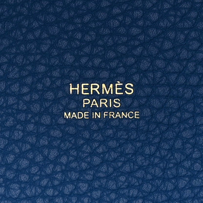 Hermes Taurillon Clemence Picotin Lock 18 PM Mykonos 6 of 10