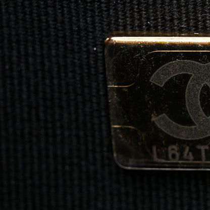 Chanel Lambskin Quilted Enamel CC Wallet on Chain WOC Black 8 of 12