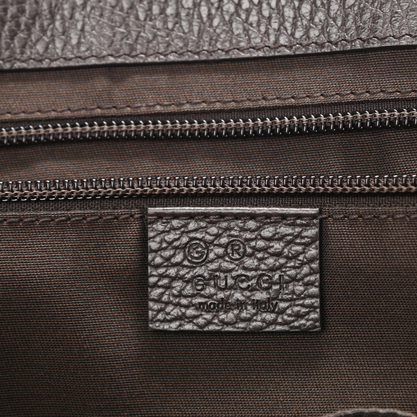 Monogram Large Flap Messenger Bag Beige Dark Brown