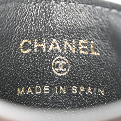 Chanel Calfskin Crocodile Embossed Crococo Card Holder Black 6 of 8