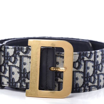 Christian Dior Oblique Diorquake Belt 70 Blue Multi 7 of 7