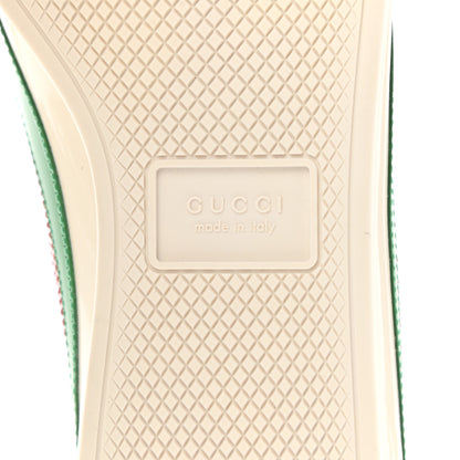 Gucci Patent Crystal Web GG Womens Falacer Sneakers 40.5 Mystic White New Shamarock Red 7 of 13