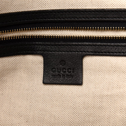 Gucci Guccissima Medium Bree Zippered Tote Black 8 of 13
