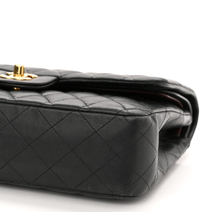 Chanel Lambskin Quilted Medium Double Flap Black 9 of 11