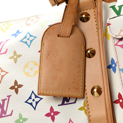 Louis Vuitton Monogram Multicolor Keepall 45 White 13 of 19