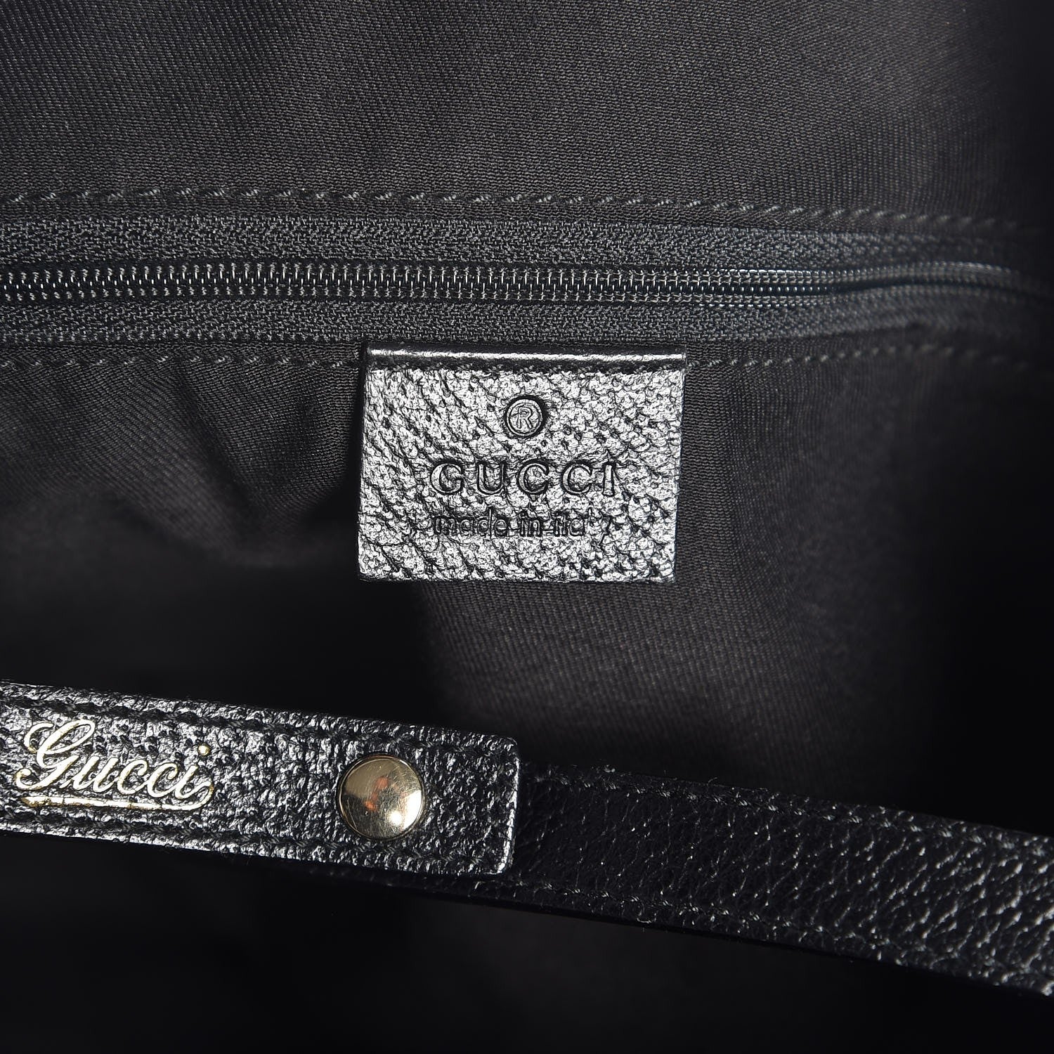 Gucci Monogram Medium Abbey Shoulder Bag Black 6 of 7