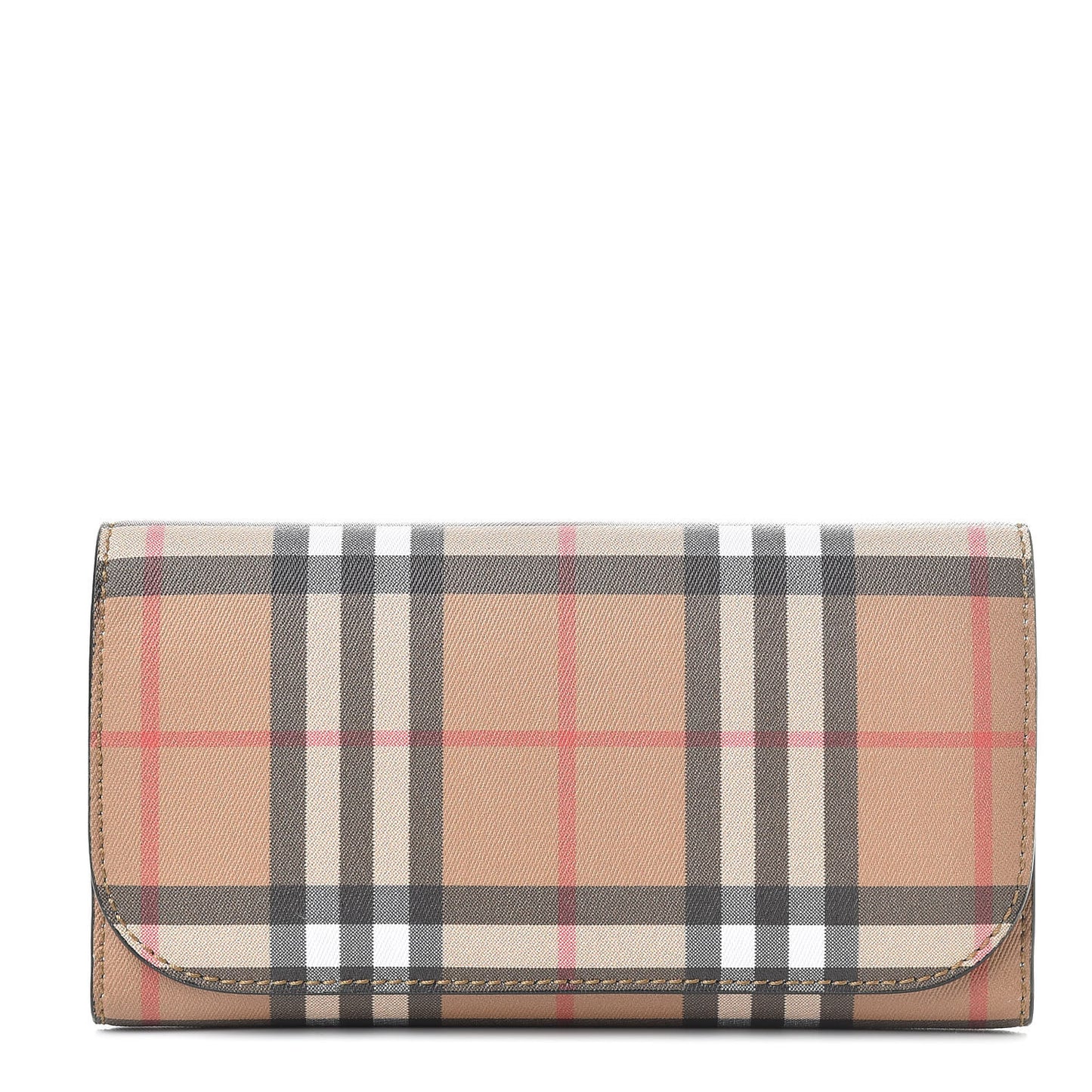 Vintage Check Henley Wallet Black