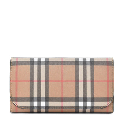 Burberry Vintage Check Henley Wallet Black 1 of 9