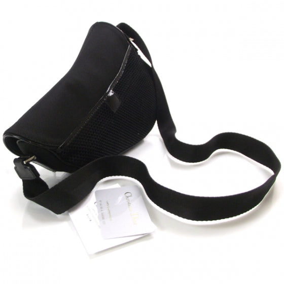 Christian Dior Canvas Mesh Sport Saddle Bag 3 of 8