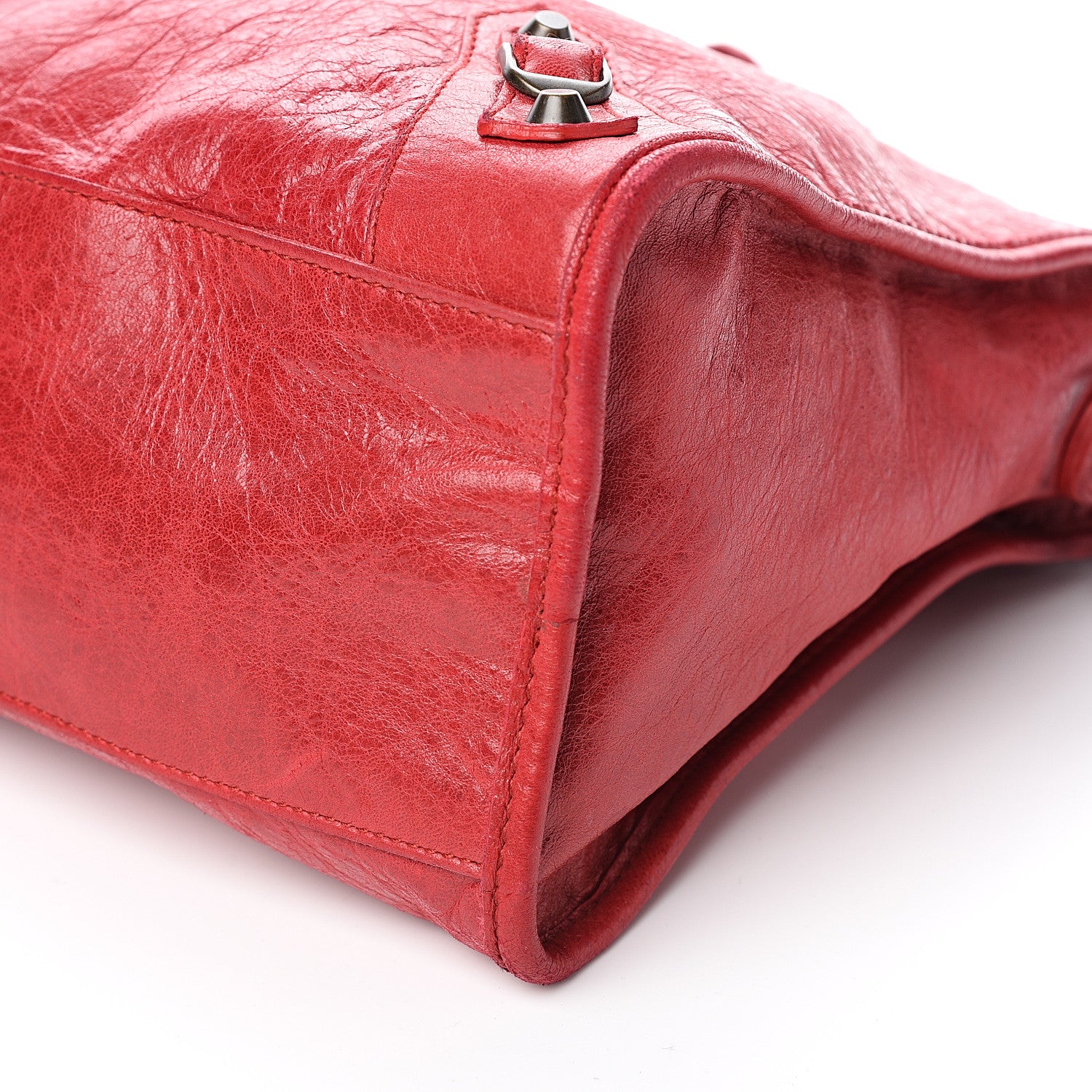 Balenciaga Agneau Classic Hardware City Rouge Coquelicot 9 of 12